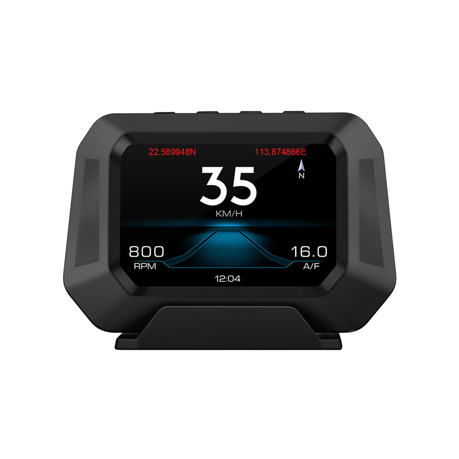 

HUD Inclinometer Car Level Sensor Universal Car HUD Head Up Display Speedometer Digital Display Digital HUD GPS Speed Slope