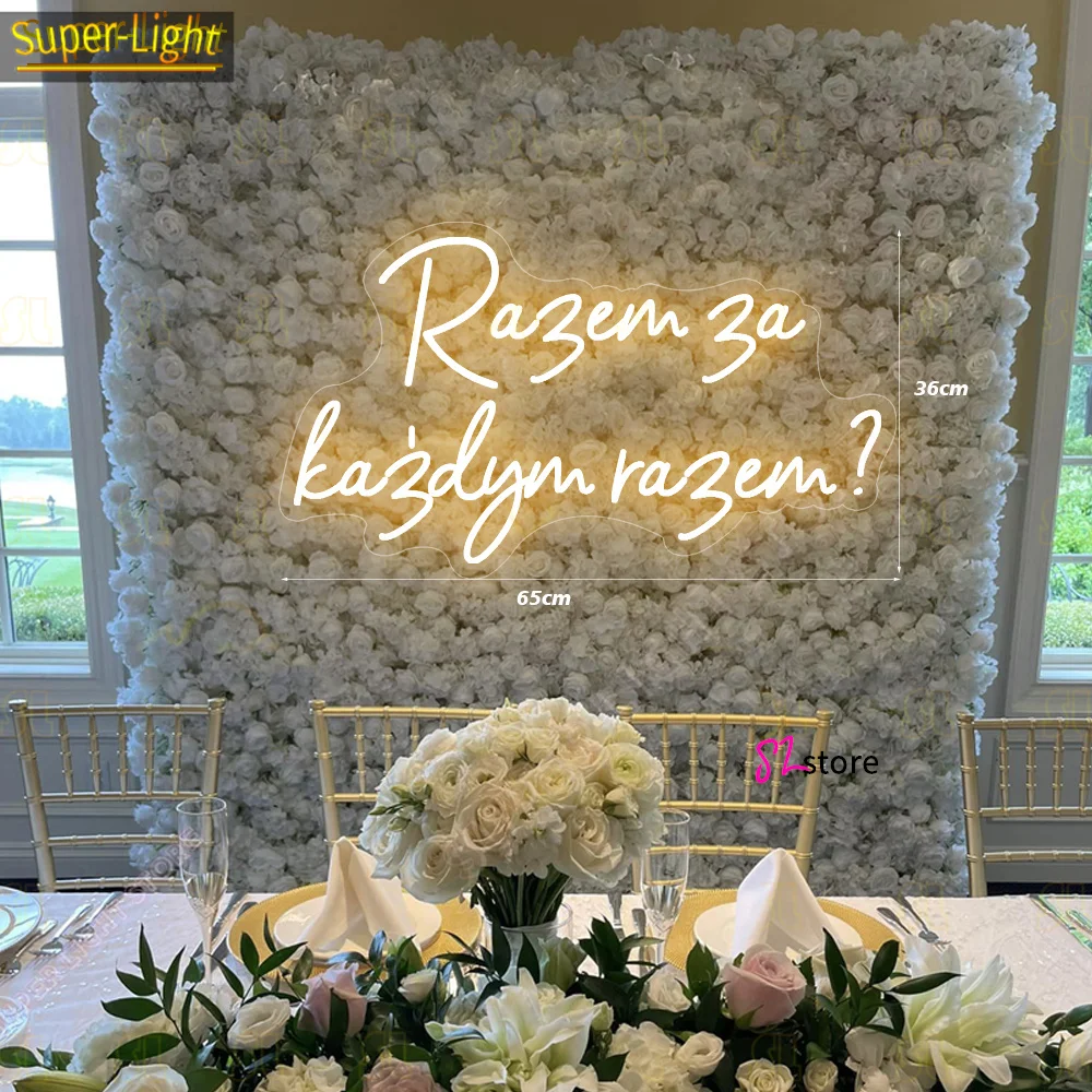 Пользовательский неоновый знак с именем световой для свадьбы дня рождения