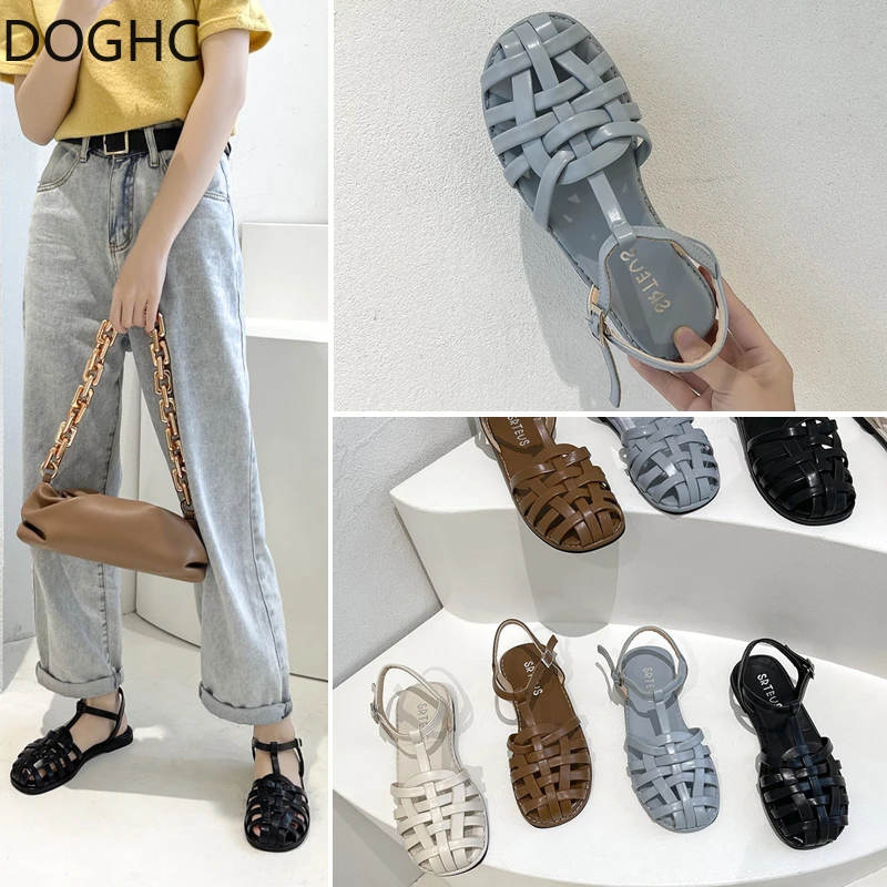 

Hollow Out Sandals Woman Shoes Braided Rope with Traditional Casual Style Simple Creativity Fashion Sandals Women Summer Shoes