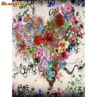 ruopoty diamond painting abstract scenery 5d full square drill mosaic picture of rhinestones embroidery new arrivals hobby home