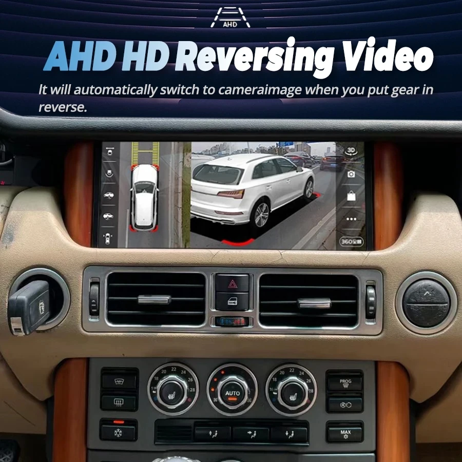 Автомобильный радиоприемник Android 8 + 256 ГБ для Land Rover Range Vogue V8 L322 2002-2012