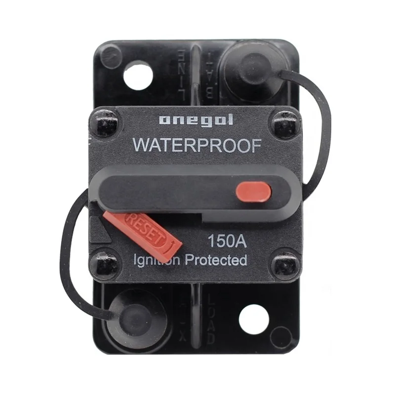 

5A-300A screw mounted Overload protector Fuse For Auto Cars Marine Waterproof Reset Marine Circuit Breaker