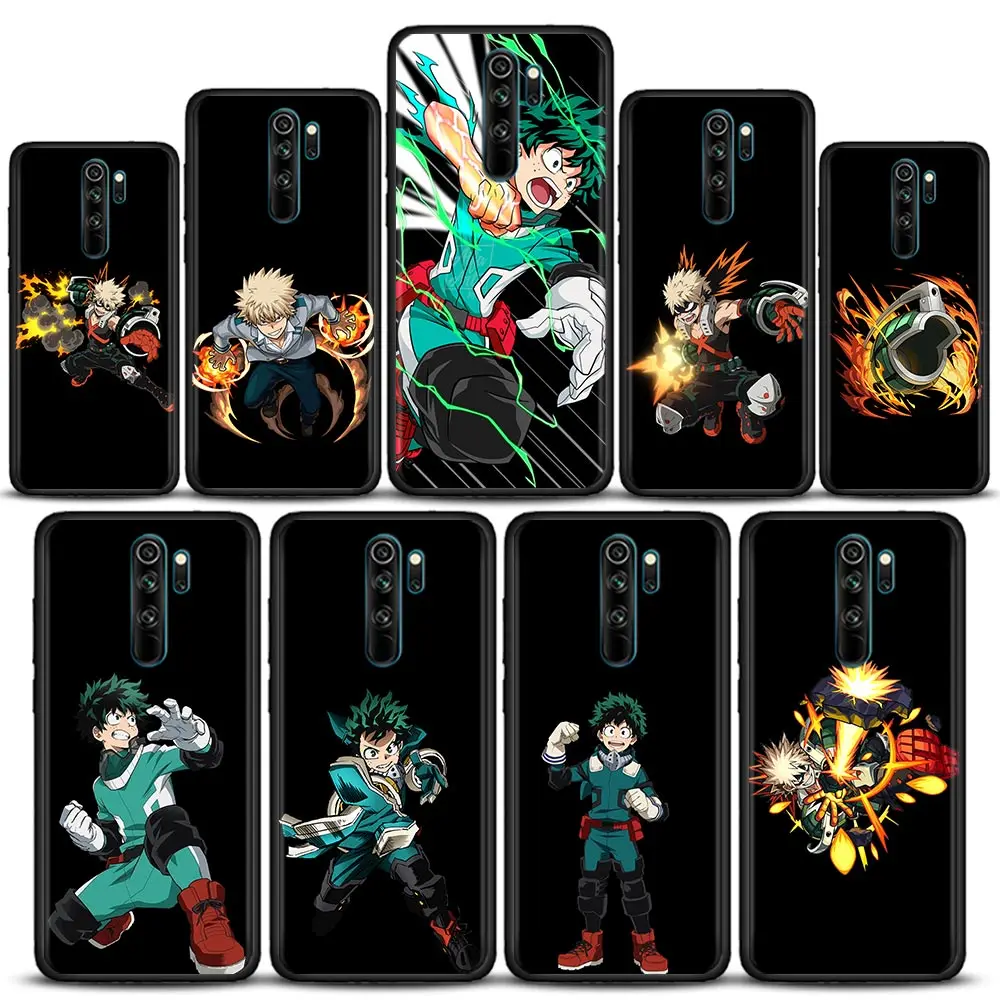 

Phone Case for Redmi 6 6A 7 7A 8 8A 9 9A 9C 9T 10 10C K40 K40S K50 Pro Plus Gaming Soft Silicone Case Monster Attack Katsuki