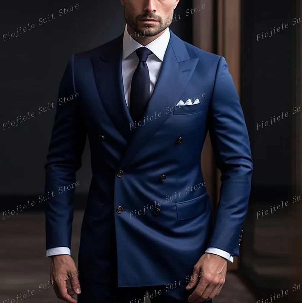 Темно-фиолетовый мужской официальный костюм для деловых встреч и выпускного