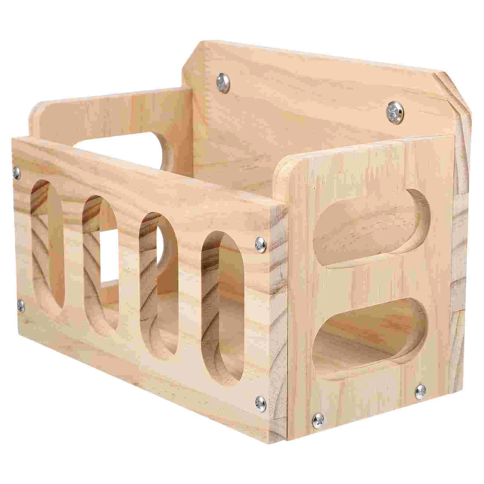 

Hay Rabbit Feeder Bunny Wood Manger Holder Hamster Container Rackfeeders Rabbits Feeding Bowl Wooden Dispenser Small Box