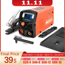 110V/220V HITBOX 2 IN 1 ARC200D 200A IGBT Compact Inverter Welder LCD Digital Display ARC LIFT TIG Welding Machine for Household