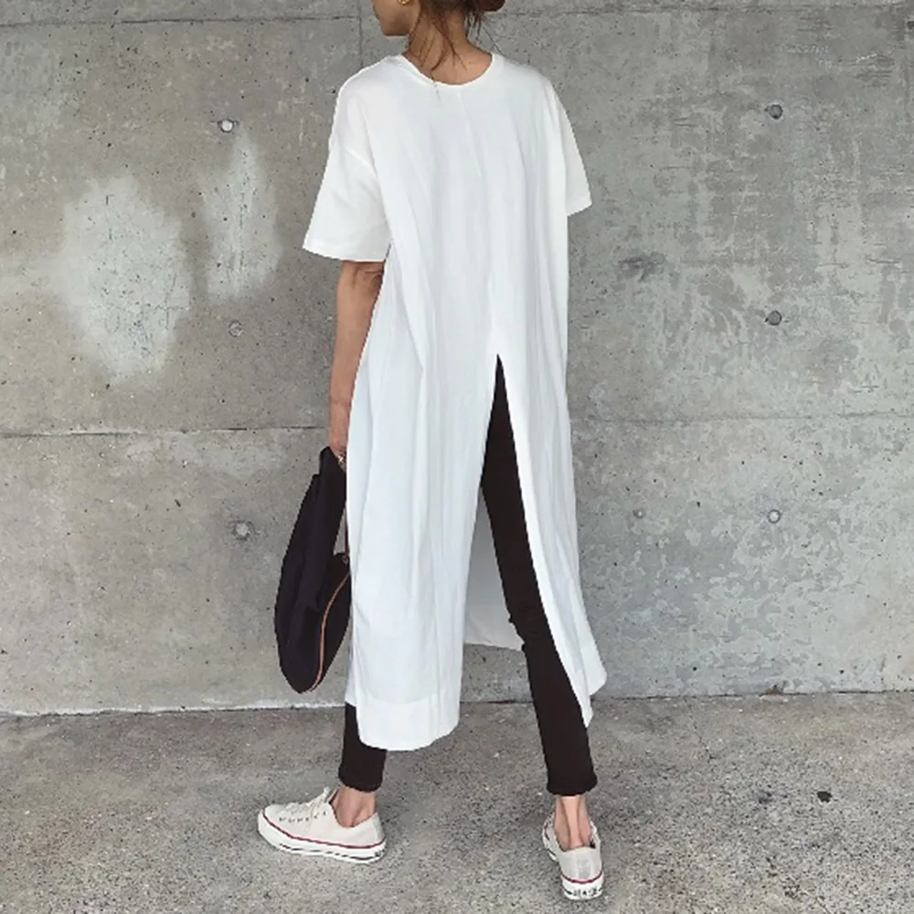 

Женское платье-рубашка с коротким рукавом, свободного покроя