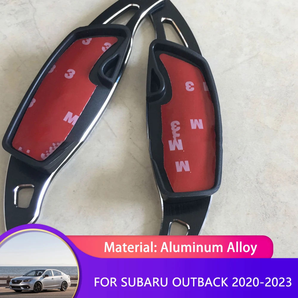 

2 шт., алюминиевые Автомобильные Чехлы На Руль для Subaru Outback Legacy BW 2020 2021 2022 2023 DSG