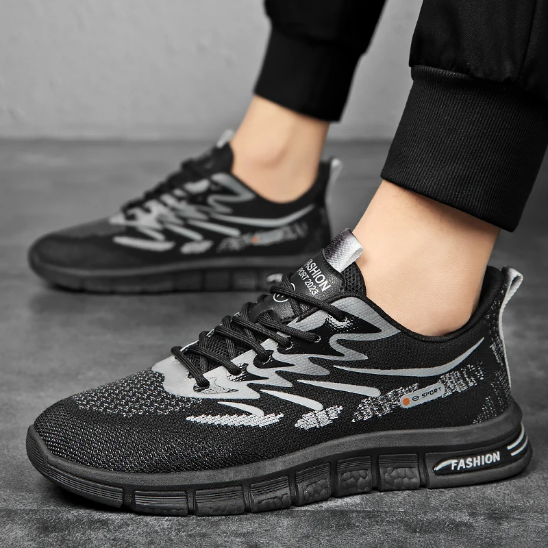 Men Casual Shoes Sneakers Breathable Mesh Fashions Running Sports Shoes Men Walking Jogging Shoes