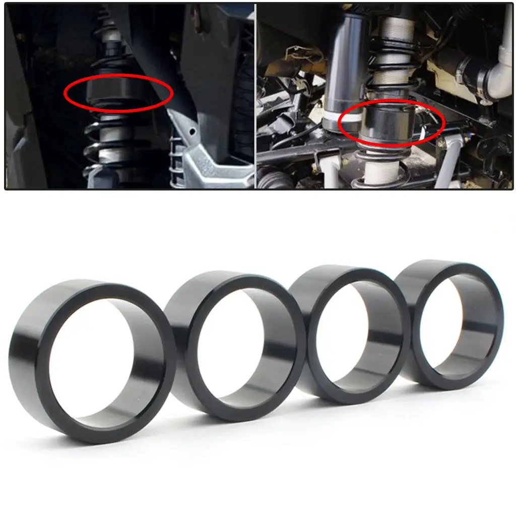 Gazechimp 4X Rosenantunye Aluminum Spacer Angkat Kit 2.5 '''' ''' ''untuk