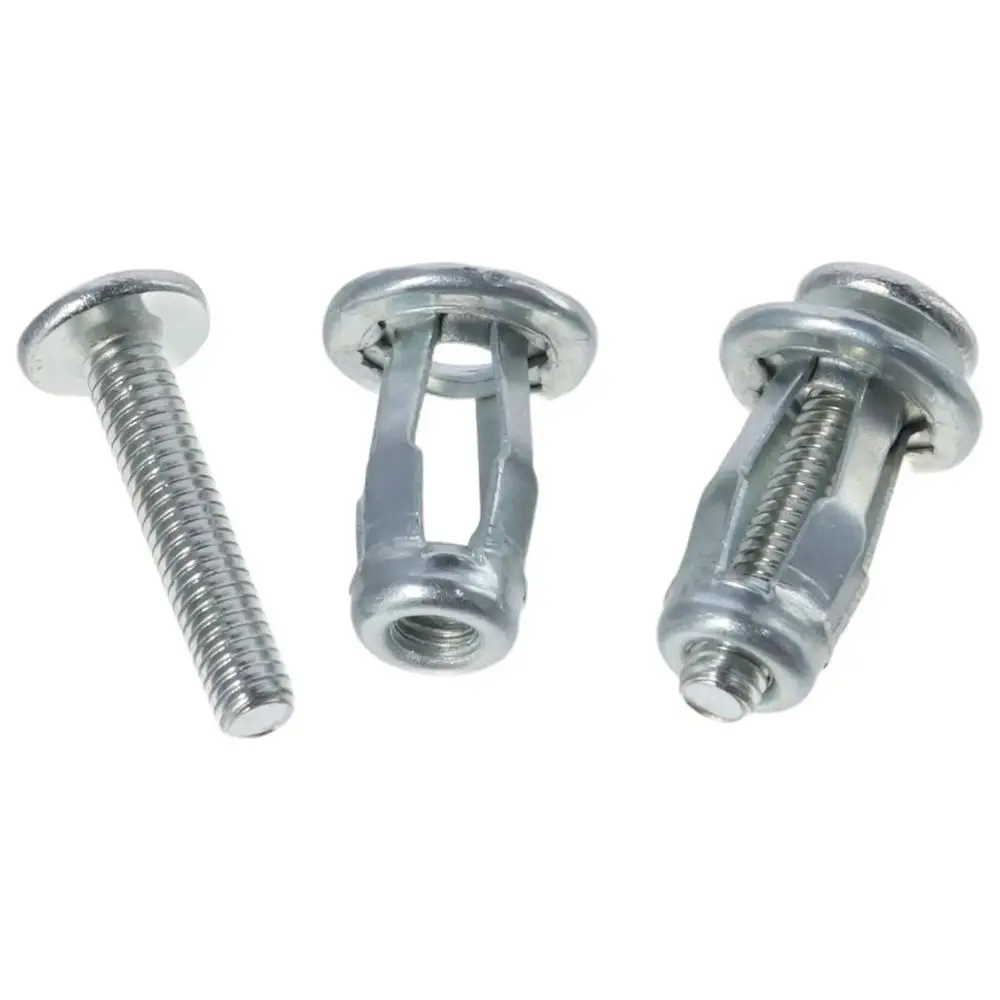 12 шт. M4 X 20 гайки с винтами Лепестковые винты анкеры полые стены железная оболочка