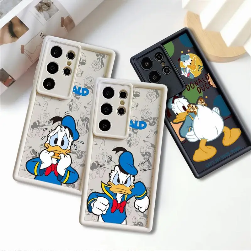 Чехол для телефона Disney Funnys с Дональдом Даком Samsung Galaxy S24 S22 S21 Ultra A13 чехлы S20 FE S23 S24plus