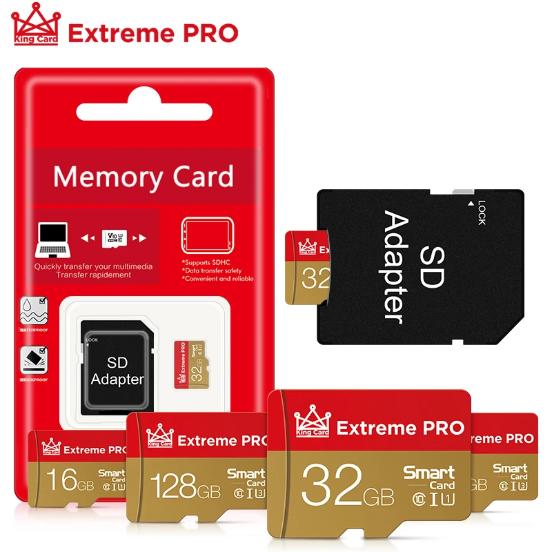 Оптовая продажа карт памяти 128 ГБ Extreme Pro Flash Mini SD Card 32 Гб 64 256 512 класс 10 - купить по