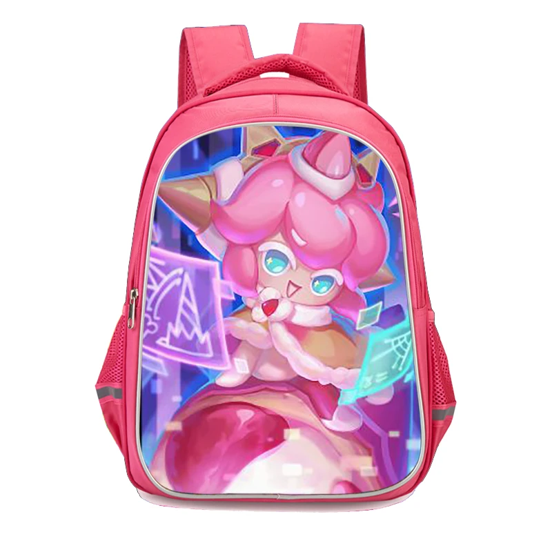Школьные ранцы для девочек с принтом «Королевство игры», дорожный рюкзак для подростков с мультипликационным рисунком, студенческий портф...