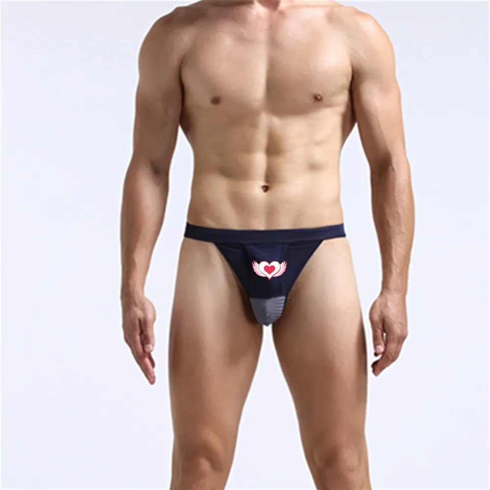 

Sexy Men T-pants Briefs U-convex Thongs Male Jocks G-strings Bikini Breathable Mesh Underwear Modal Fashion Gays Jockstraps Homo