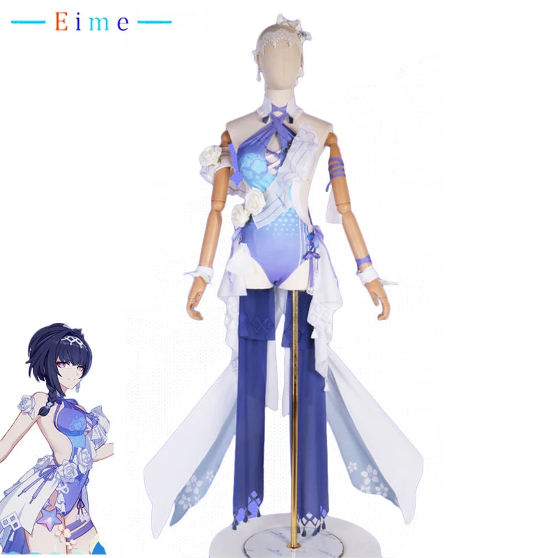 

Game Honkai Impact 3 Raiden Mei Cosplay Costume Women Swimsuit Halloween Uniform Sexy Party Dress Swimwear Custom Made