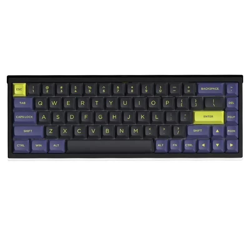 

Новая FL680 трехрежимная механическая клавиатура, 68 клавиш, RGB, популярная беспроводная, 2,4G, поддержка Bluetooth, проводная, Win/Mac/iPad