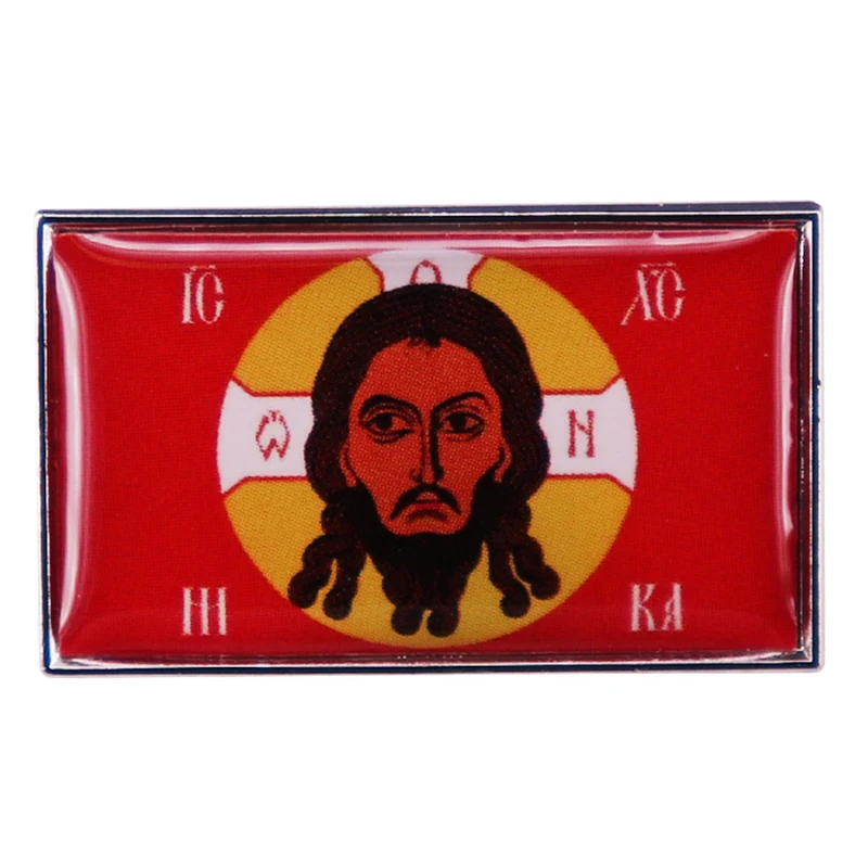 

Женская/Мужская металлическая брошь в виде флага