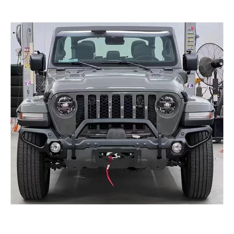 Фото Премиальный передний бампер для Jeep Wrangler JL и Gladiator JT 2018+ (запчасти для бездорожья) №2