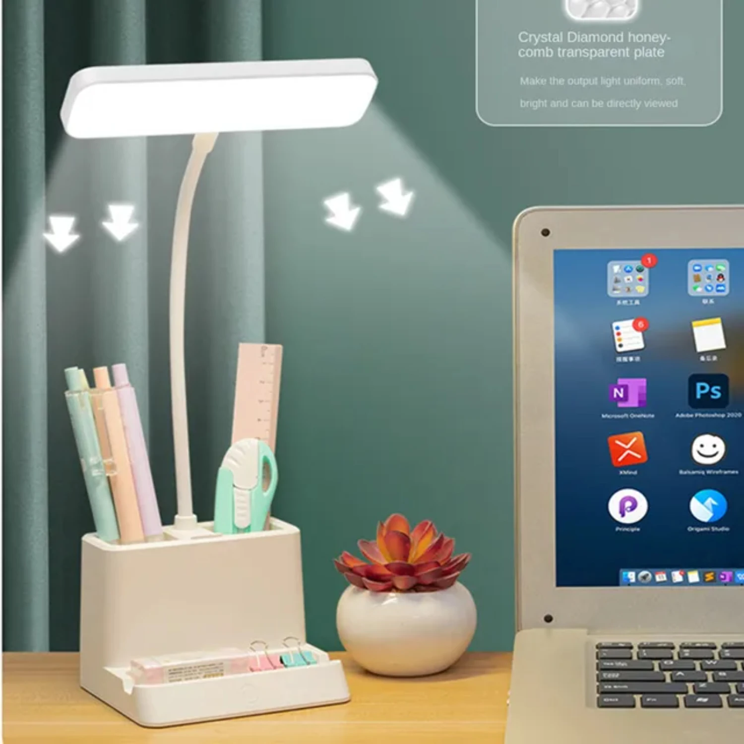 Уютная и поддерживающая светодиодная настольная USB-лампа предназначенная для