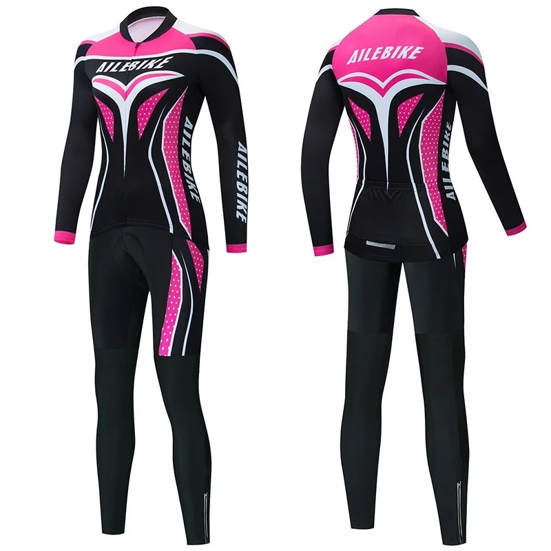 

Summer cycling clothing long-sleeved suit road bike mountain bike women's cycling underwear bicycle roller skating clothing