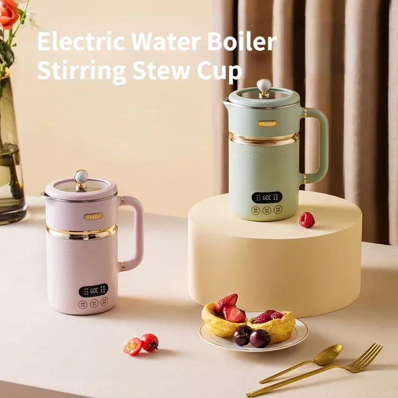 Kettle Health Pot Water Boiler Heater Stew Cup 110V220V Mini Breakfast Cup Thermal Tea Coffee Stirring Pot