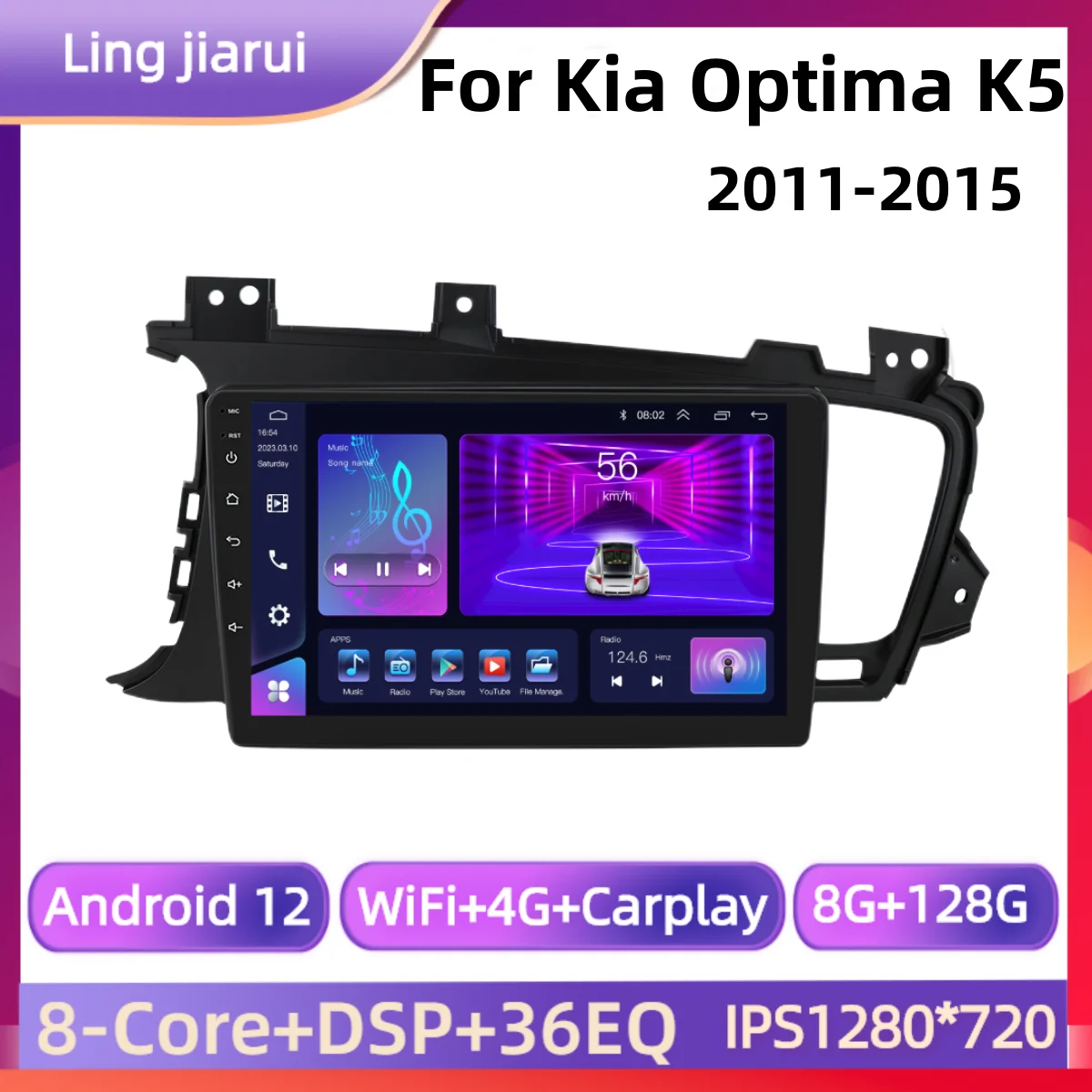 4G+64 A1 Car Radio Android Auto For KIA Optima K5 2013-2015 GPS Navi Multimedia Player Stereo QLED Carplay HU No 2 Din 2din DVD