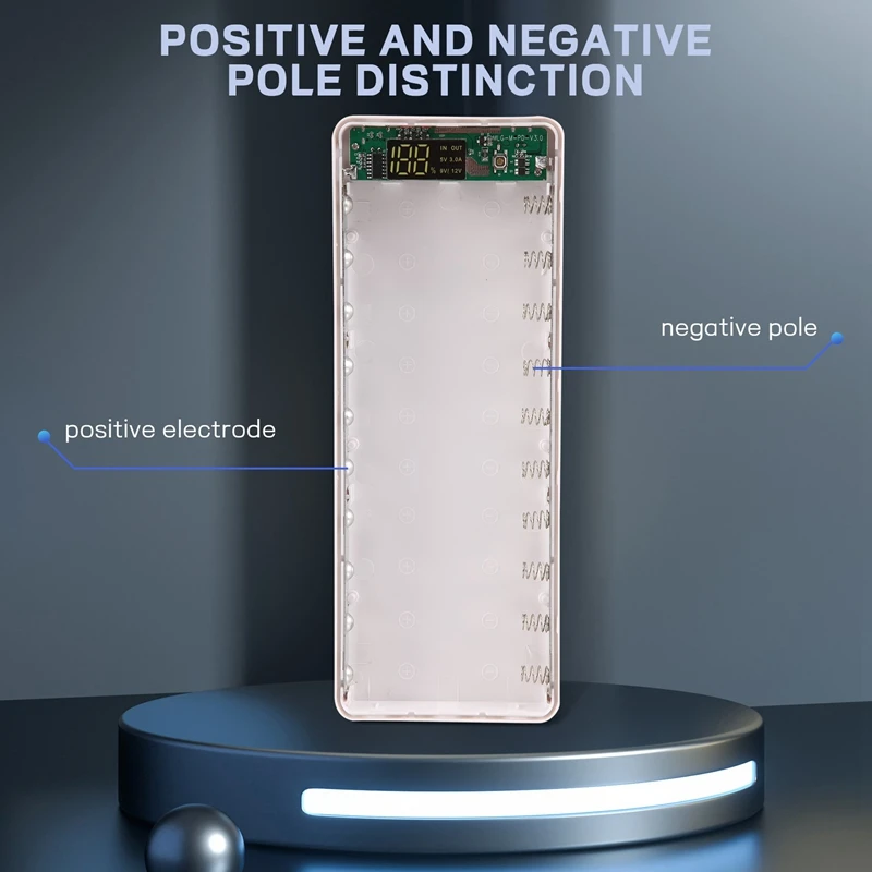 Сварочный чехол для хранения аккумуляторов 10X18650 с двойным USB внешним