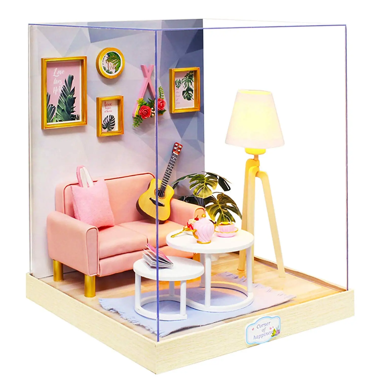 

DIY Doll House Exquisite House Building Model with Dust Cove