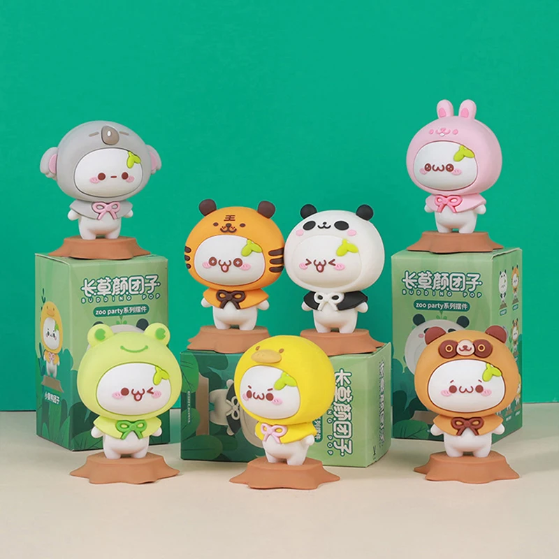 

Cute Zoo Party Cat Blind Box Action Figure Toys Surprise Dolls Fans Adult Children Toy Gift