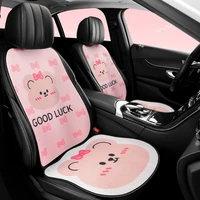 car cartoon animation seat cover cushion headrest backrest suitable for car suv breathable four seasons universal washable