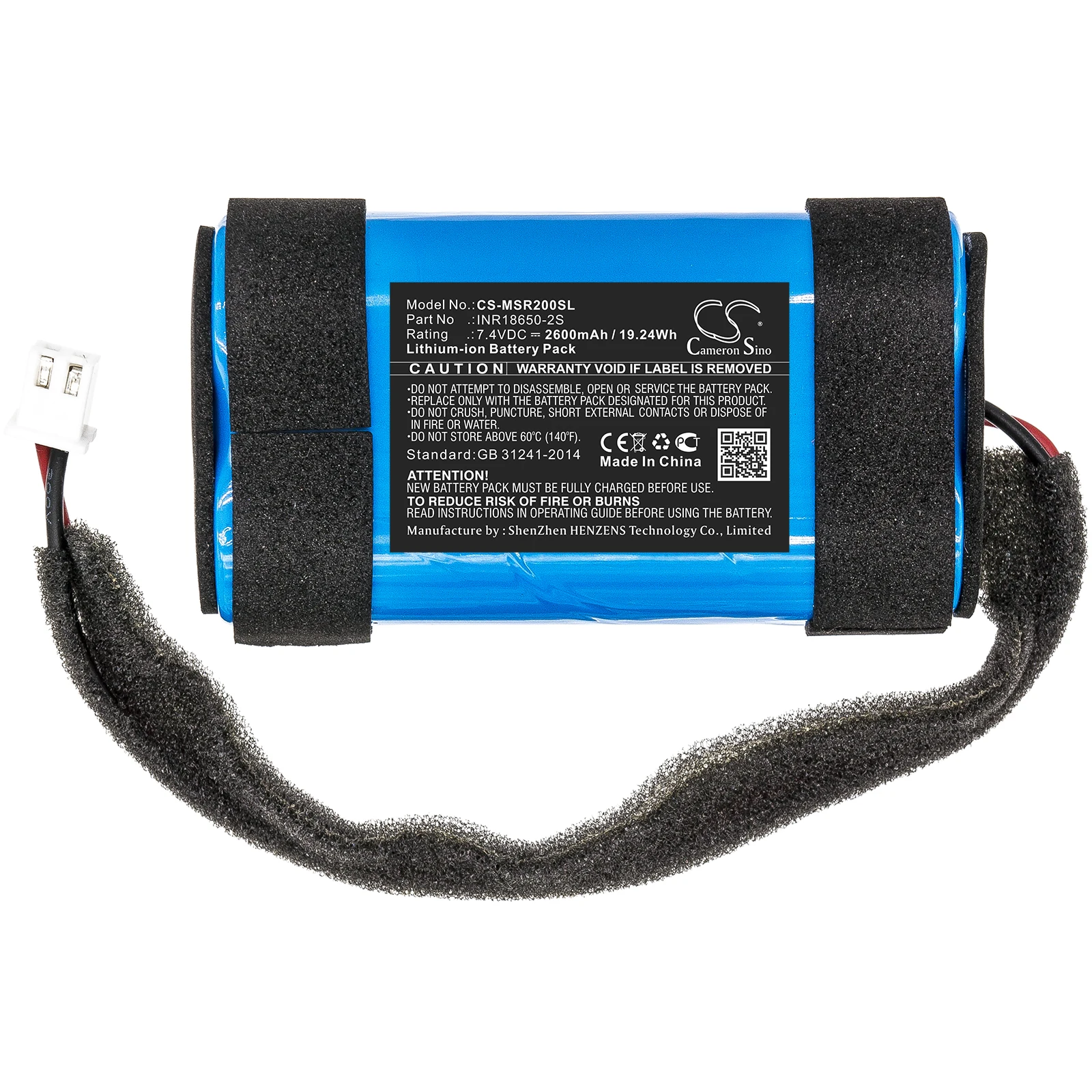 

Cameron Sino 2600mAh Battery INR18650-2S for Monster Rove 2