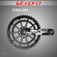 litepro road bicycle folding bike edge aio chainwheel hollow integration double chain rings 53 39t 50 34t 52 36t 170mm 172 5mm