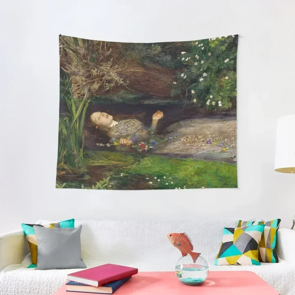 Офелия Джон Эверт Миллис (1851) гобелен японский декор комнаты для спальни