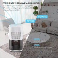 dehumidifier moisture absorbers air dryer with 850ml water tank quiet air dehumidifier for home basement bathroom wardrobe