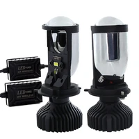 new canbus 90wpair lamp h4 led mini projector lens automobles bulb 30000lm conversion kit hilo beam headlight dc 12v 24v