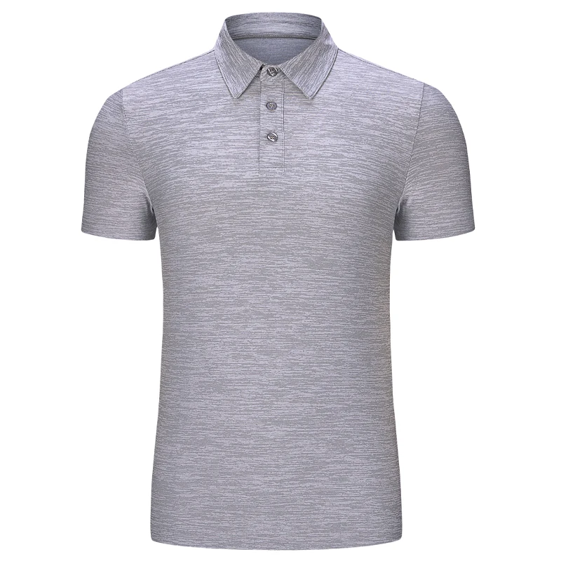 

Men Run Workout Shirts Summer Quick Dry Casual Tee Breathable Solid Stand Collar Jerseys Sports Fitness Golf Short Sleeve