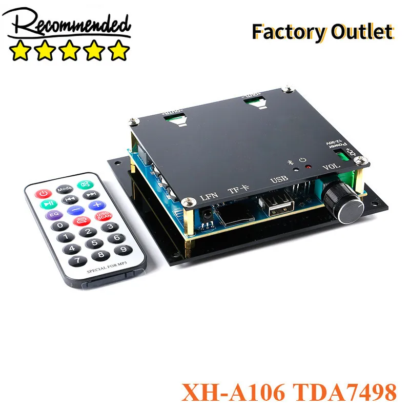 

XH-A106 TDA7498 100W*2 100WX2 Wireless Digital Power Amplifier Board Module High Power Stereo Audio AMP Amplificador