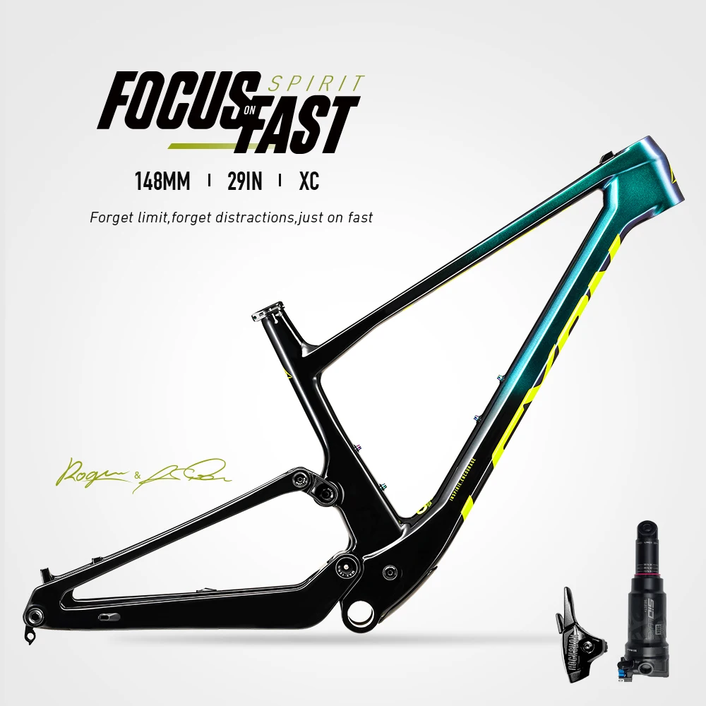 

Lexon Spirit 29 Carbon MTB Frames Integrated Suspenion Boost 148MM XC Trail Trunnion Remote Shock Mountain Bike Frameset Parts