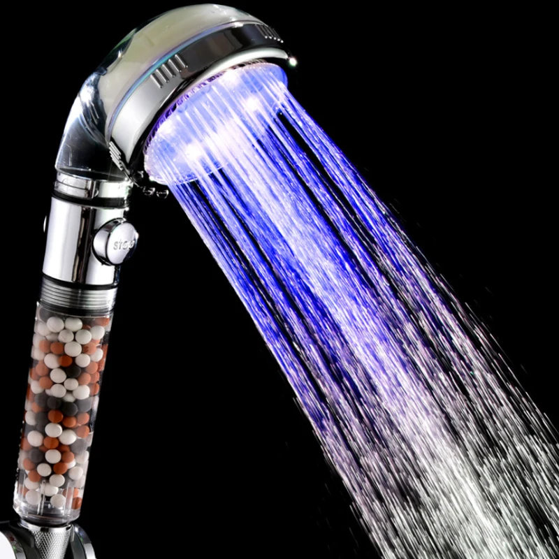 

Magical ABS Plastic LED 7 colors fast flashing Filter and Switch Showers