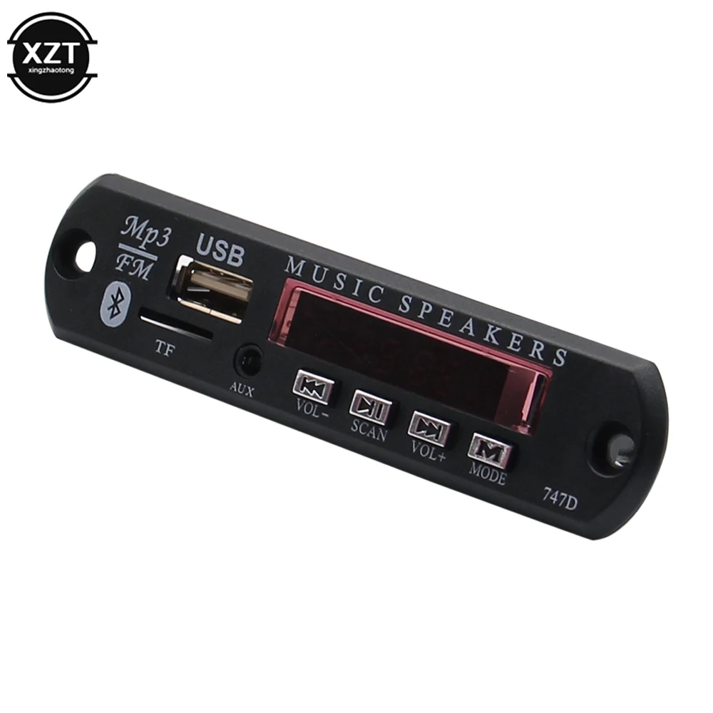 Bluetooth-совместимый DC 5V1 2V блок питания Micro USB TF Радио MP3 декодер плата аудио модуль