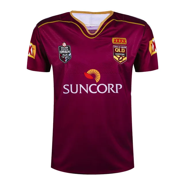 

2016 QUEENSLAND MAROONS HOME RUGBY JERSEY size S----XXL-3XL-4XL-5XL
