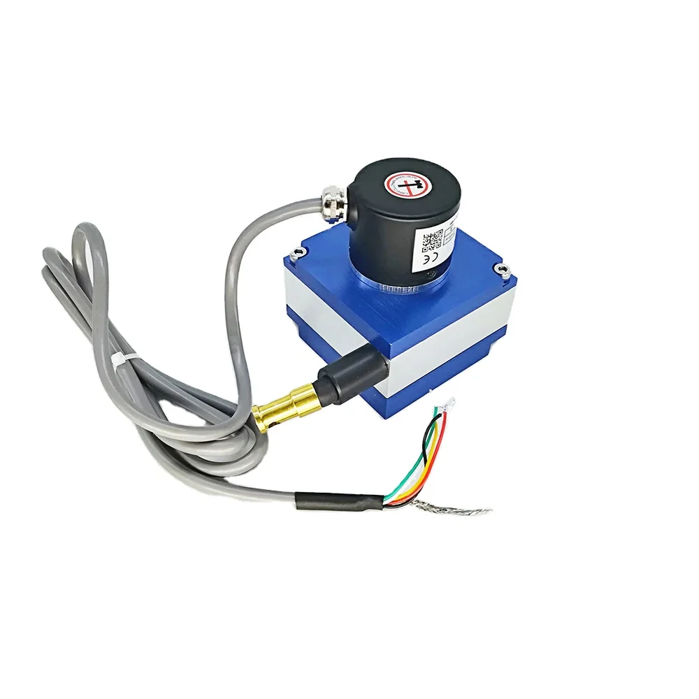 

Digital draw wire position sensor CESI-S1500P 1.5m measure range NPN output 5-24v incremental encoder
