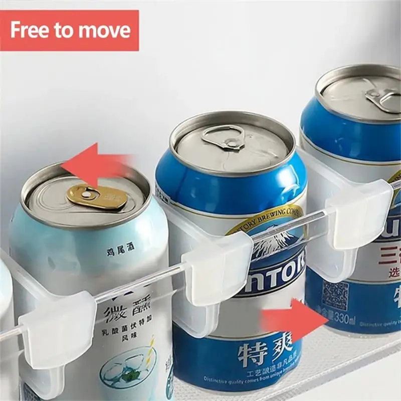 

2/4/5PCS Creative Retractable Refrigerator Storage Partition Board Extendable Refrigerator Divider Practical Partition Board Pp