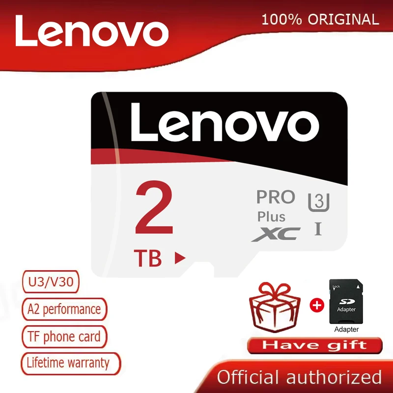 Lenovo флэш-накопитель 128 ГБ 512 64 256 1 ТБ