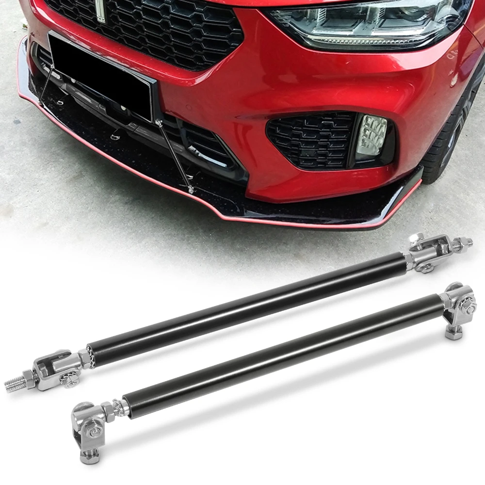 

200mm Bumper Lip Support Bars Rod Universal Adjustable Splitter Strut Rods Front Lip Strut Rod Bumper Splitter Tie Stable Safety