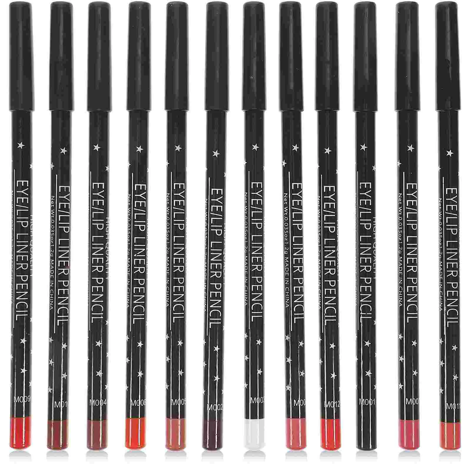 

Lipmatte Liner Lipstick Pen Women Dark Red Bar Black Smudge Proof Lipliners
