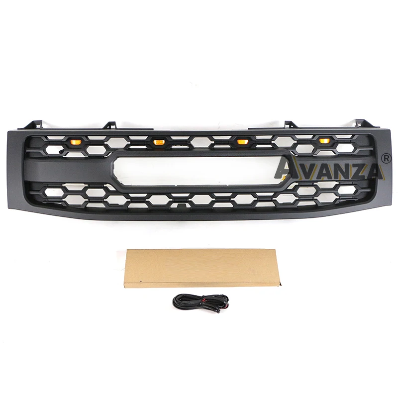 

Решетка автозапчастей с подсветкой подходит для Nissan TITAN/Armada 2004 2005 2006 2007, модификация передней решетки радиатора