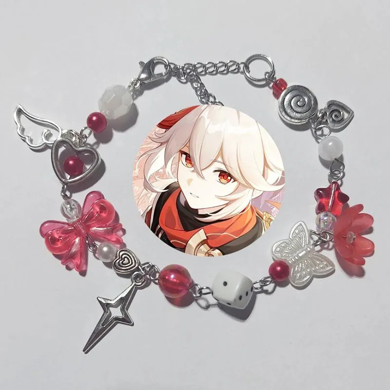 Индивидуальный браслет Kazuha Вдохновленный Genshin ручной работы