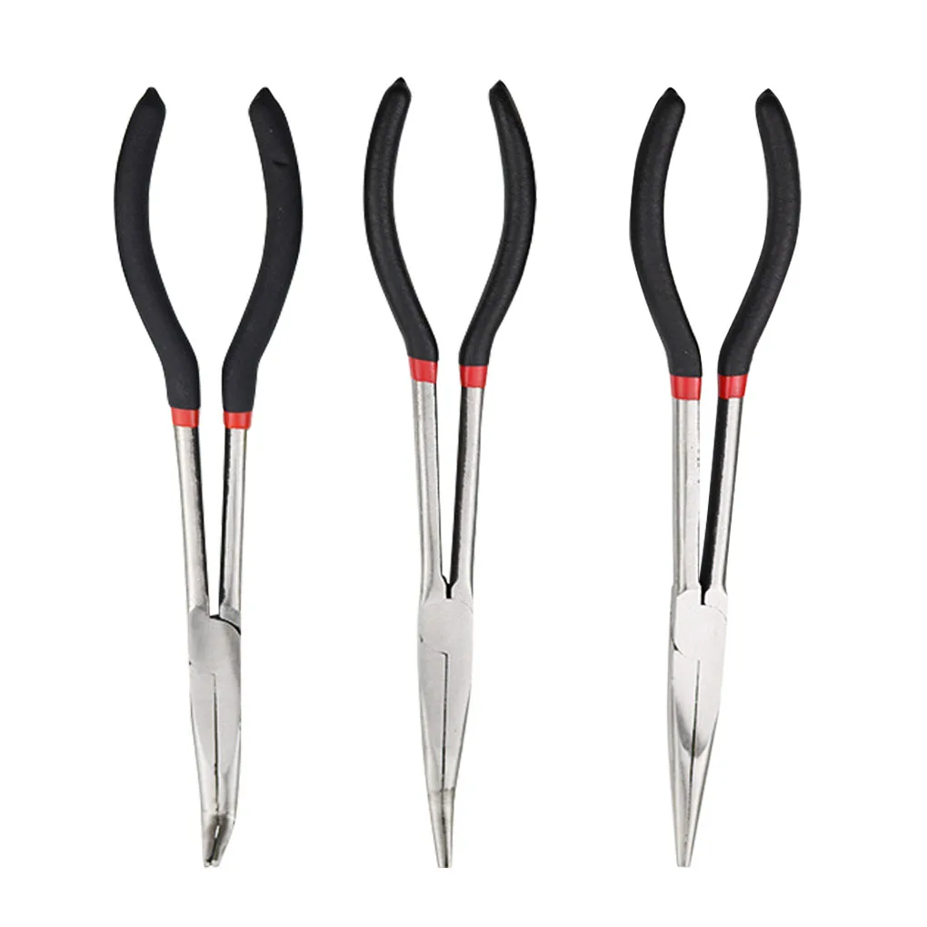 

Needle Inch Straight 11 Pilers Pliers Long Hardware Nose Steel High-carbon Reach Extra Jaw Tools Long